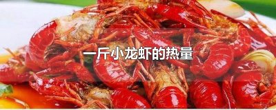 ​一斤小龙虾的热量
