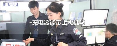 ​充电器能带上飞机吗