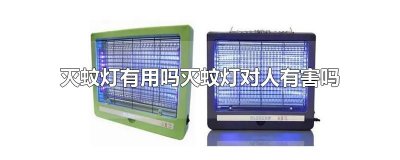 ​灭蚊灯有用吗灭蚊灯对人有害吗