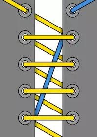 既简单又好看的鞋带系法（几十种鞋带花式系法）(39)