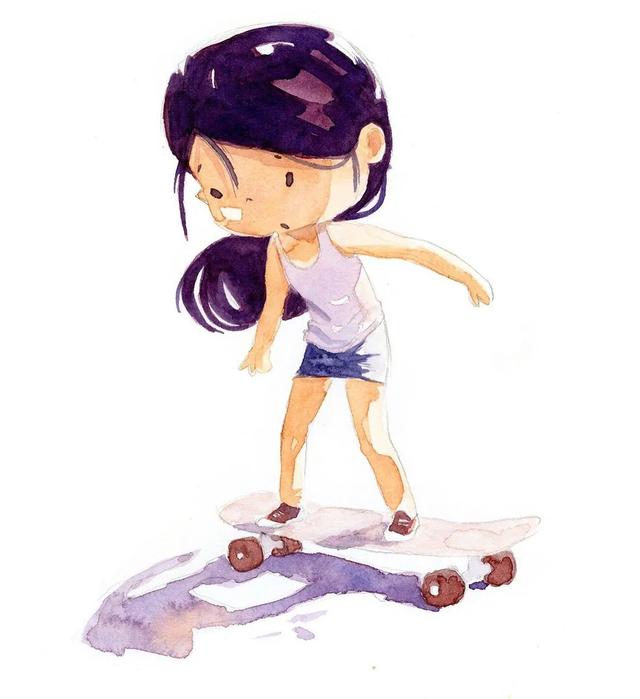 简单好看的简笔画可爱卡通（60张超Q超萌呆的简笔小可爱）(12)