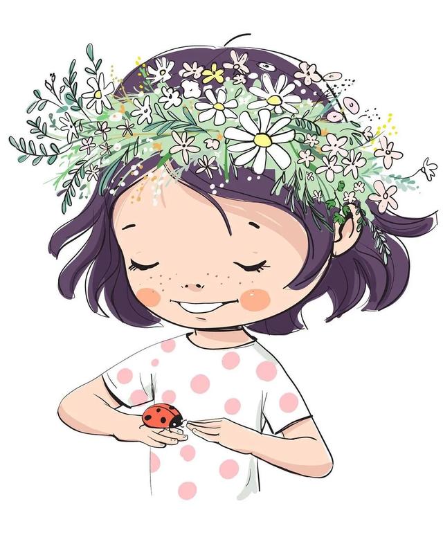 简单好看的简笔画可爱卡通（60张超Q超萌呆的简笔小可爱）(29)