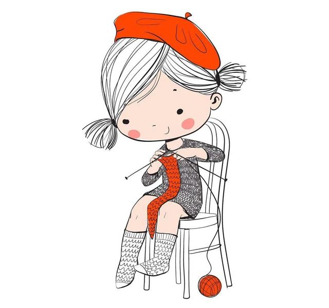 简单好看的简笔画可爱卡通（60张超Q超萌呆的简笔小可爱）(20)