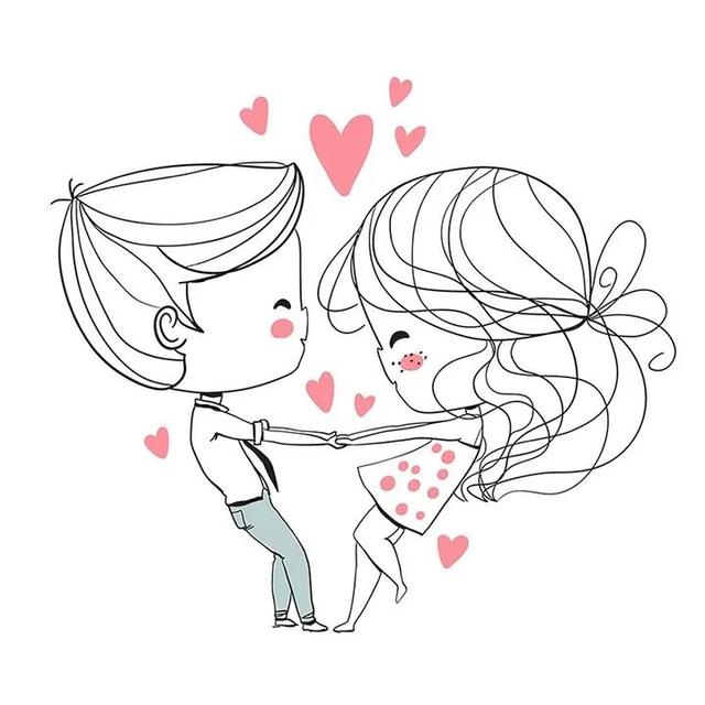 简单好看的简笔画可爱卡通（60张超Q超萌呆的简笔小可爱）(54)