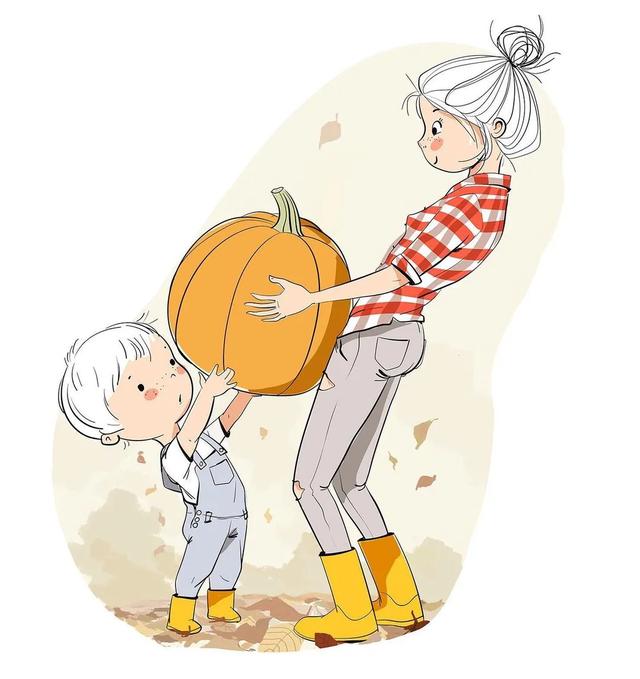 简单好看的简笔画可爱卡通（60张超Q超萌呆的简笔小可爱）(56)