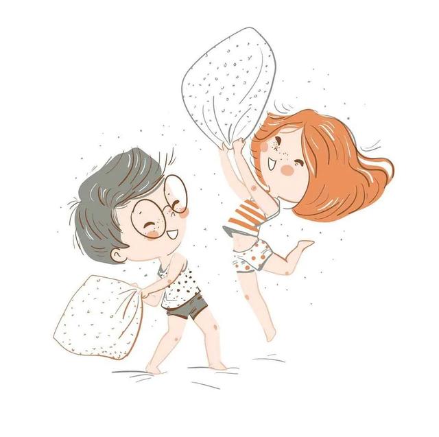 简单好看的简笔画可爱卡通（60张超Q超萌呆的简笔小可爱）(51)