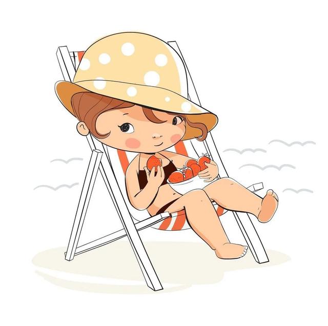 简单好看的简笔画可爱卡通（60张超Q超萌呆的简笔小可爱）(9)