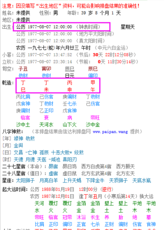 是月丁未的是什么意思