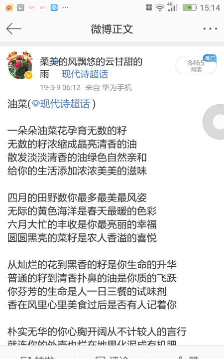 关于油菜花的唯美短句,描写油菜花的优美句子有哪些图1