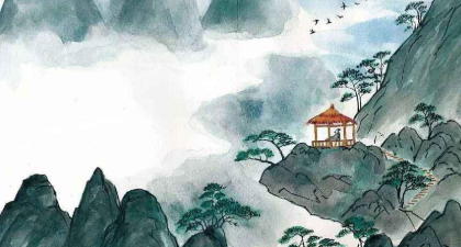 独坐敬亭山的诗意,独坐敬亭山的诗意和思想感情独坐敬亭山全诗图4