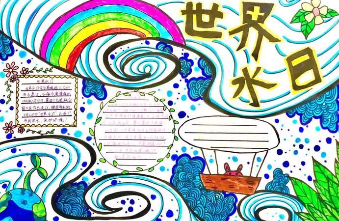 世界水日的手抄报