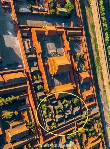 紫禁城慈宁宫全景图（故宫未开放之慈宁宫区域）(1)