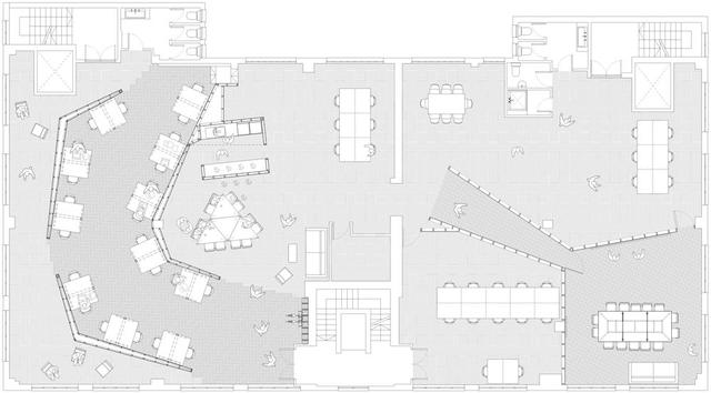 办公空间平面图（十个颇具创意的办公室平面图）(6)