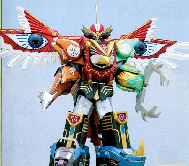 百兽战队牙吠连者日语版1集全（你所看的第一部超级战队）(9)