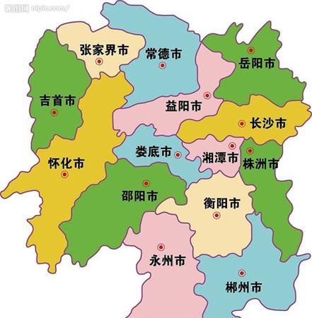 湖南简称及市区
