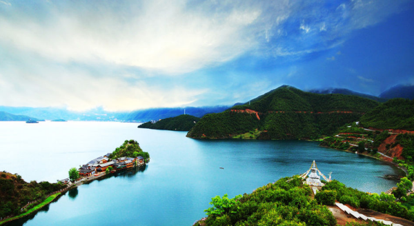 程海湖在云南哪里,螺旋藻主产地在什么地方图8