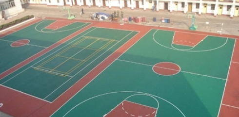 标准篮球场尺寸,一块篮球场的面积有多大?图1