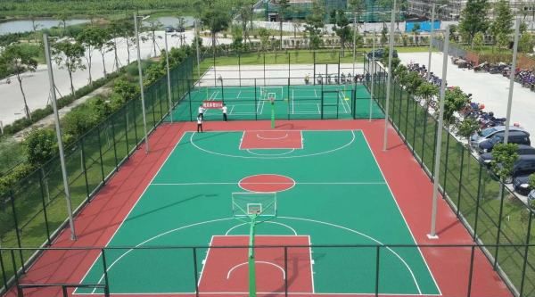 标准篮球场尺寸,一块篮球场的面积有多大?图3