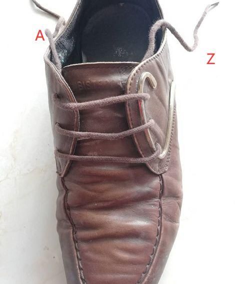 鞋带的系法图解,四孔一字鞋带的系法图解?图10