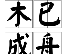 同义的成语与俗语例:木已成舟——生米煮成熟饭