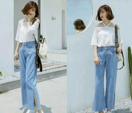 牛仔与异形，很喜欢牛仔裤，长裤短裤都可以，夏天有哪些时尚日常搭配推荐呢？图7