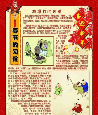 关于春节的习俗传说