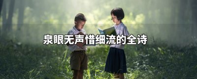 ​泉眼无声惜细流的全诗