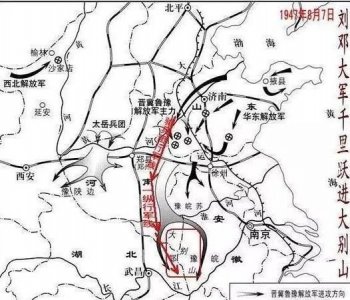 ​大别山战略位置,在解放战争中的英雄事迹