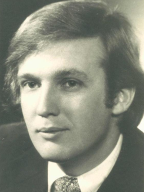 特朗普年轻时:帅气多金,军校里的“大众情人”,自认长得像猫王