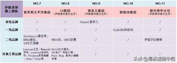 中国一线护肤品排行榜前十名(国内一线高档护肤品有哪些)-1