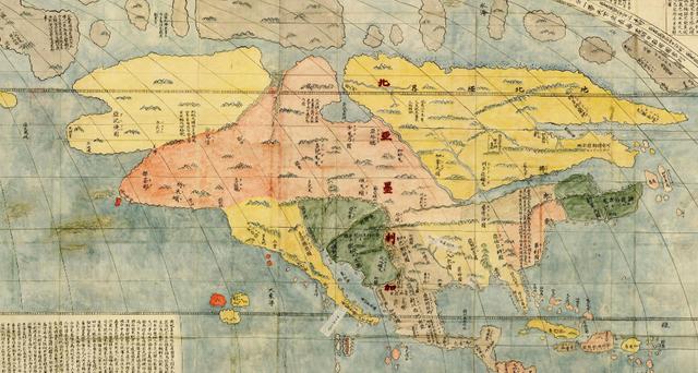 坤舆万国全图在哪被发现(通过古地图解读历史)(1)