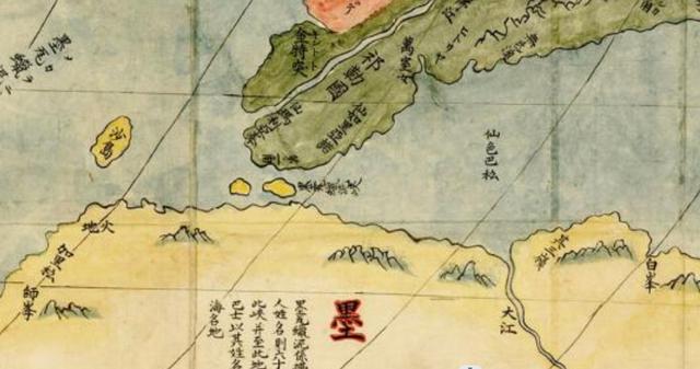 坤舆万国全图在哪被发现(通过古地图解读历史)(11)