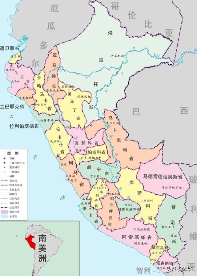 秘鲁利马历史中心地理区域图(大半土地都是雨林的秘鲁)(6)