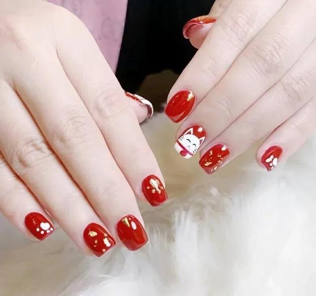 2023热门新年美甲款式造型，种草30款新年美甲高清美图