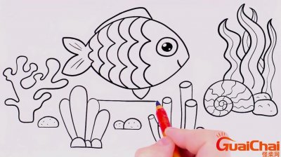 ​鱼怎么画简单又漂亮 鱼怎么画才好看