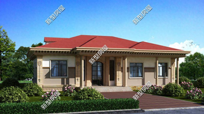 14套农村平房效果图,第3套好看又省钱,第12套中式小院太赞了