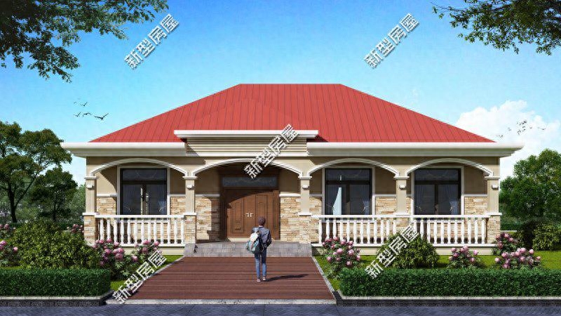 14套农村平房效果图,第3套好看又省钱,第12套中式小院太赞了