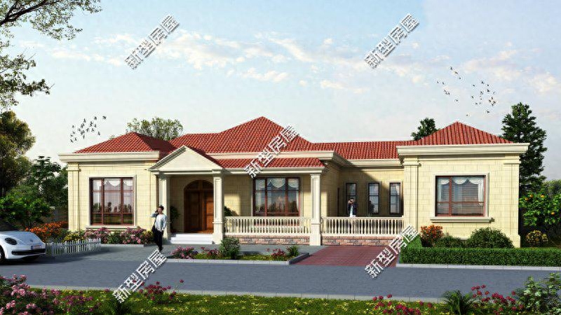 14套农村平房效果图,第3套好看又省钱,第12套中式小院太赞了