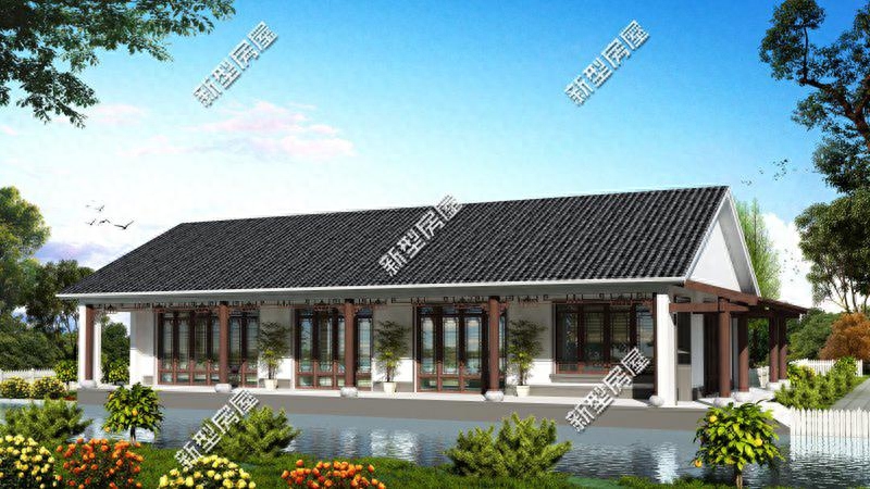 14套农村平房效果图,第3套好看又省钱,第12套中式小院太赞了