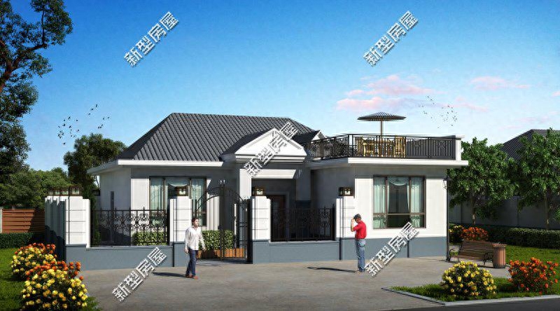 14套农村平房效果图,第3套好看又省钱,第12套中式小院太赞了