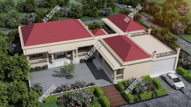 14套农村平房效果图,第3套好看又省钱,第12套中式小院太赞了