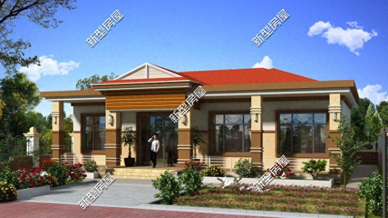 14套农村平房效果图,第3套好看又省钱,第12套中式小院太赞了