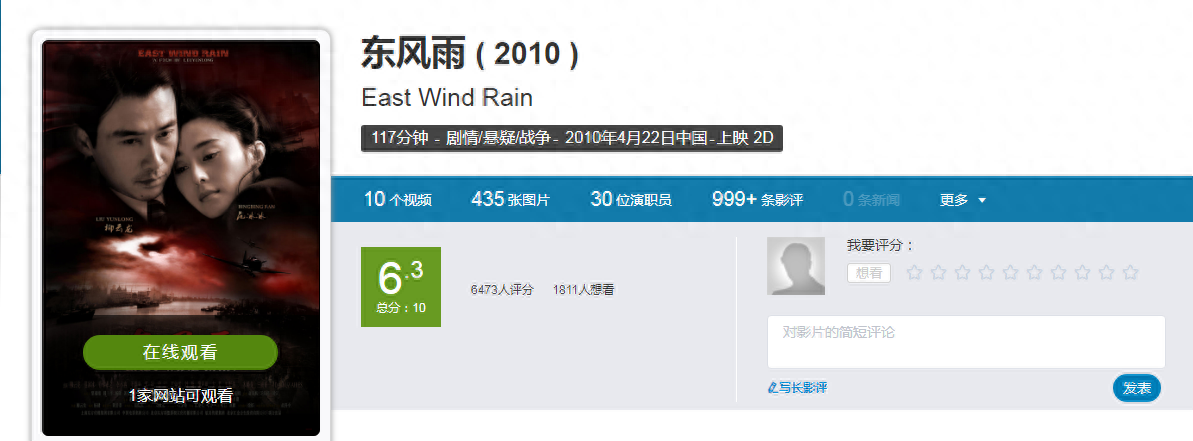 东风雨剧情介绍解析(东风雨讲的什么故事)-