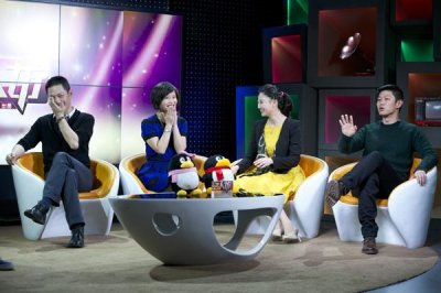 ​傅程鹏程愫做客娱乐节目《名人坊》 夫妻档再续前缘