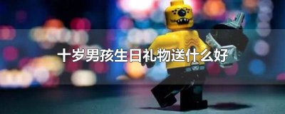 ​十岁男孩子生日礼物送什么好 十岁男孩子生日送什么礼物好吗