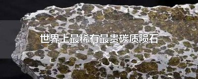 ​世界上最漂亮的陨石 世界上最重的陨石