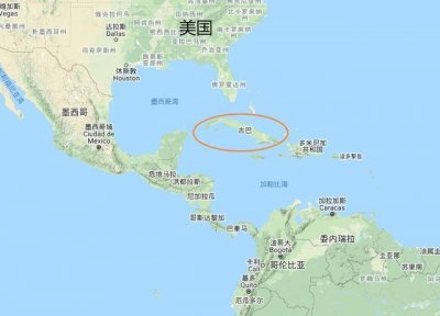 ​古巴在哪个州（群岛国家位于北美洲加勒比海北部）