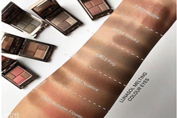 lunasol双色眼影盘有哪些颜色 lunasol双色眼影画法 lunasol双色眼影盘有哪些颜色 lunasol双色眼影画法