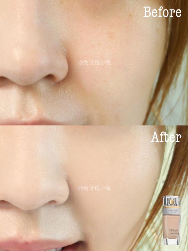 雅诗兰黛白金粉底液色号试色与评测 雅诗兰黛白金粉底液色号试色与评测