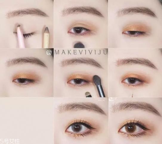 画眼妆的步骤 大眼妆的画法步骤图 画眼妆的步骤 大眼妆的画法步骤图
